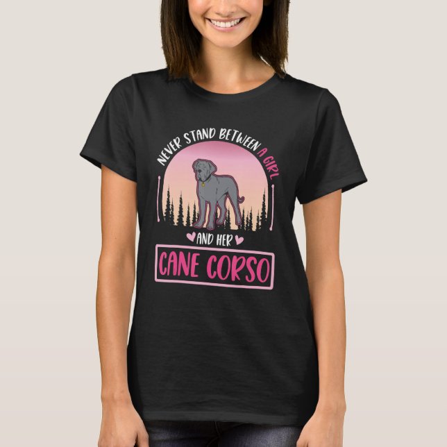 Cane Corso Girl Italian Mastiff Italian Moloss T-Shirt (Front)