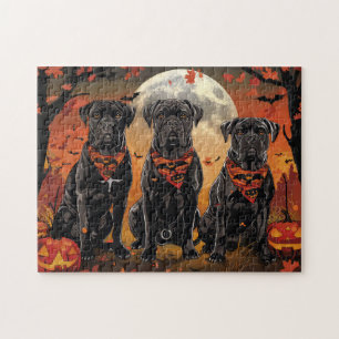 Cane Corso Halloween Spooky Jigsaw Puzzle