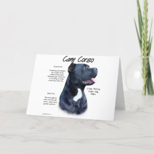 Cane Corso History  Holiday Card