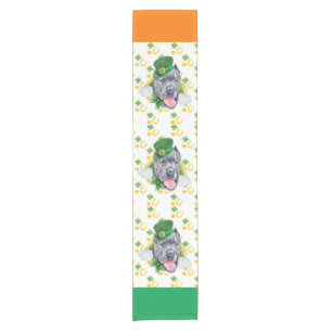 Cane Corso Holiday Home Decor St Patricks Day Short Table Runner