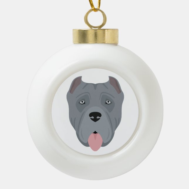 Cane Corso, Italian mastiff Christmas Ornament (Front)