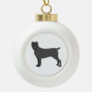 Cane Corso, Italian mastiff Christmas Ornament