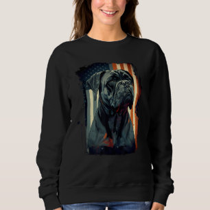 Cane Corso Italian Mastiff Dog Patriotic USA Ameri Sweatshirt