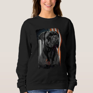 Cane Corso Italian Mastiff Dog Patriotic USA Ameri Sweatshirt