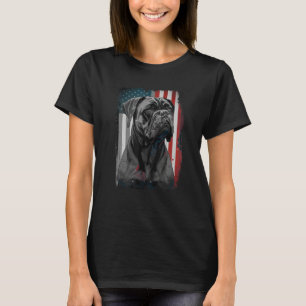 Cane Corso Italian Mastiff Dog Patriotic USA Ameri T-Shirt