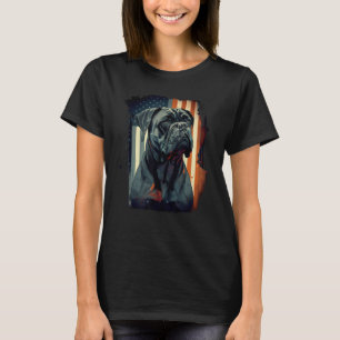 Cane Corso Italian Mastiff Dog Patriotic USA Ameri T-Shirt