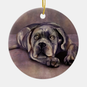 Cane Corso — Italian Mastiff Puppy Ceramic Ornament