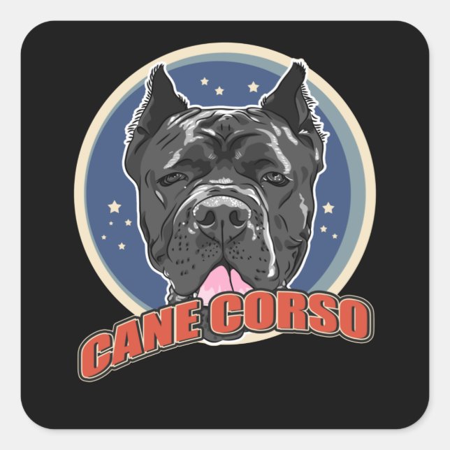 Cane Corso Italiano Dog | Cane Corsos Square Sticker (Front)