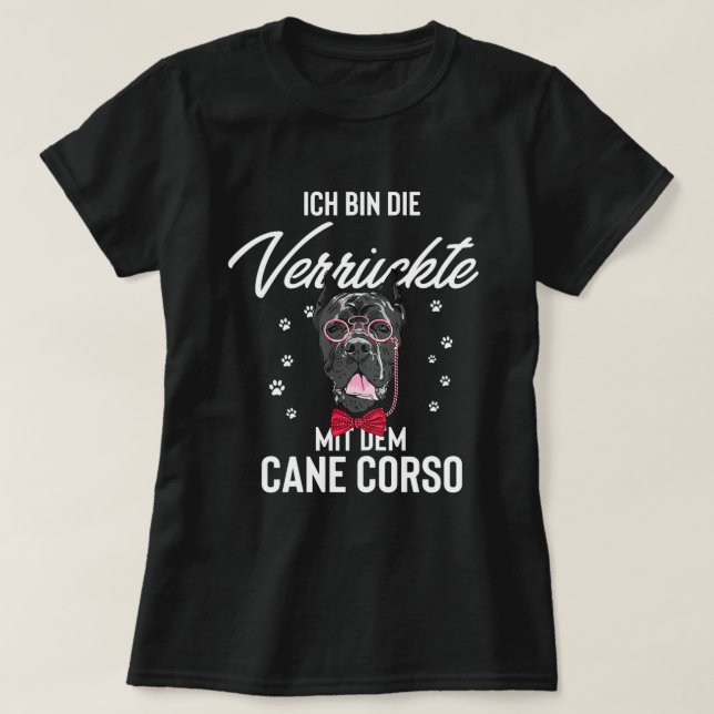 Cane Corso Italiano Dog Italian Mastiff 3 T-Shirt (Design Front)