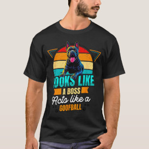 Cane Corso Lover Funny Cane Corso Retro  T-Shirt