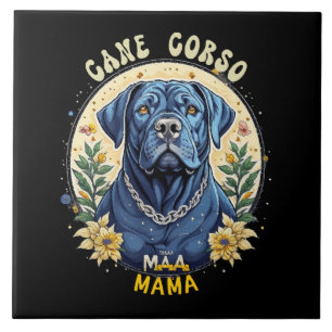 Cane Corso Mama Ceramic Tile