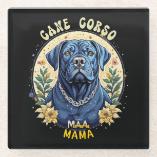 Cane Corso Mama Glass Coaster