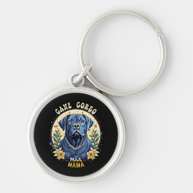 Cane Corso Mama Key Ring (Front)