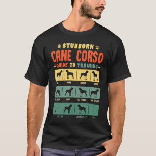 Cane Corso Mama Papa Stork Headed Vintage Knitting T-Shirt