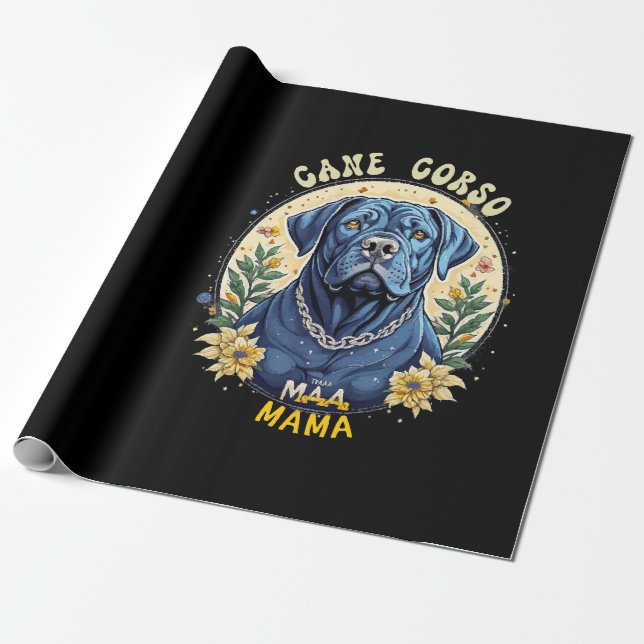 Cane Corso Mama Wrapping Paper (Unrolled)