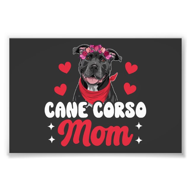Cane Corso Mum Photo Print (Front)