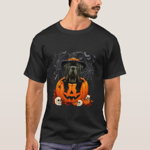 Cane Corso Pumpkin Halloween Thanksgiving Men Wome T-Shirt