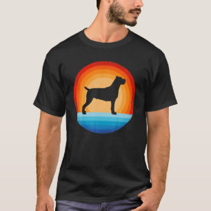 Cane Corso Retro Vintage 60S 70S Sunset Dog Lovers T-Shirt