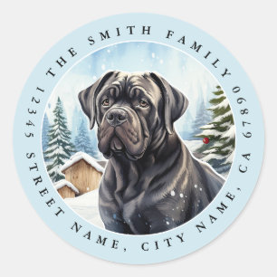 Cane Corso Round Stickers