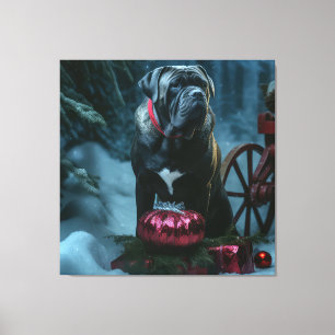 Cane Corso Snowy Sleigh Christmas Decor