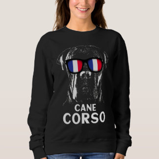Cane Corso Sunglasses France Flag Sweatshirt