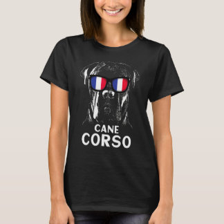 Cane Corso Sunglasses France Flag T-Shirt