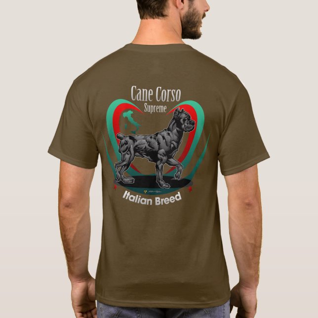 CANE CORSO T-Shirts Supreme Italian Breed (Back)