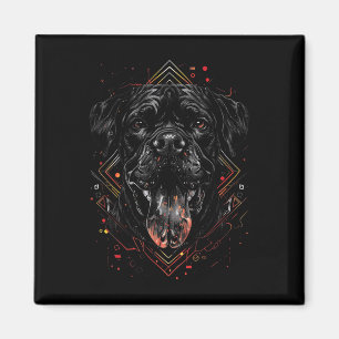Cane Corso Tattoo Dog Lover Mastiff Art Dog Face Magnet