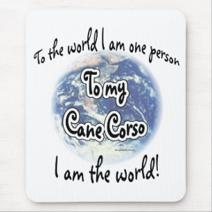 Cane Corso World 2 Mouse Pad