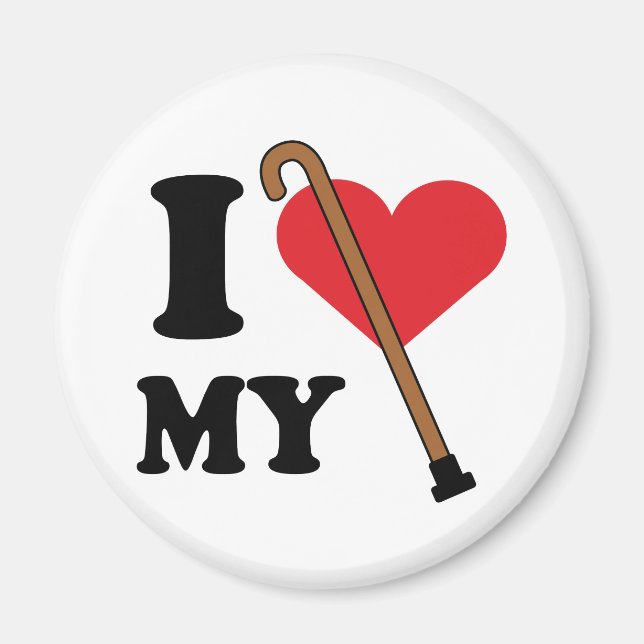 Cane Love Magnet (Front)