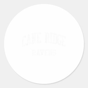 Cane Ridge High School Hs Antioch Tn Vintage Srts Classic Round Sticker