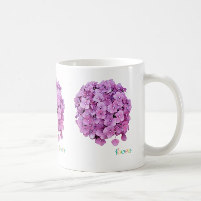 Caneca Flor Hortencia Coffee Mug (Right)