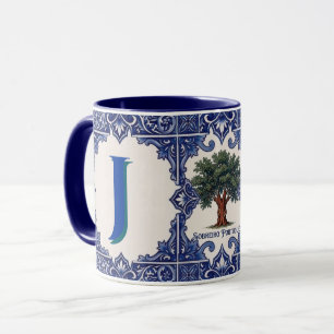 Caneca Personalizada Azulejo Sobreiro Português Mug