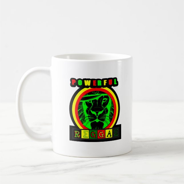 Caneca Powerful Reggae Coffee Mug (Left)