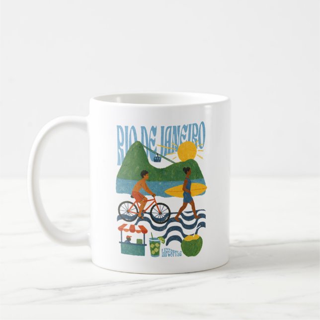 Caneca Rio de Janeiro — Brazil Coffee Mug (Left)
