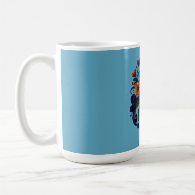 CANECAS ARTES FLORES COFFEE MUG (Left)