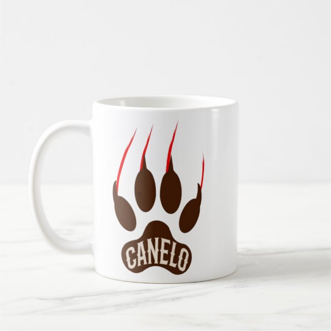 canelo bear coffee mug (Left)