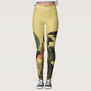 Canestra di frutta (Basket of Fruit)  Caravaggio Leggings