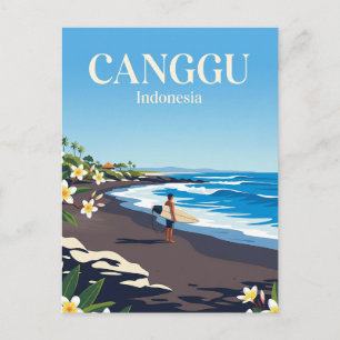 Canggu Indonesia Postcard
