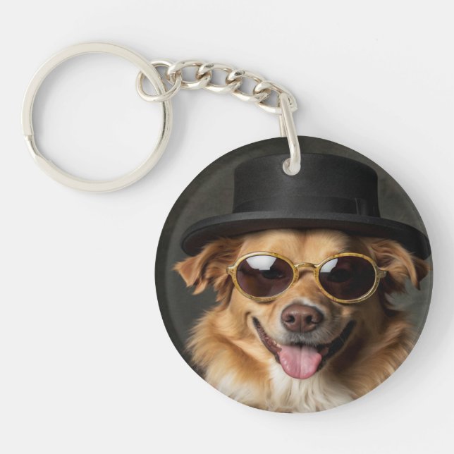 Caniche Key Ring (Front)