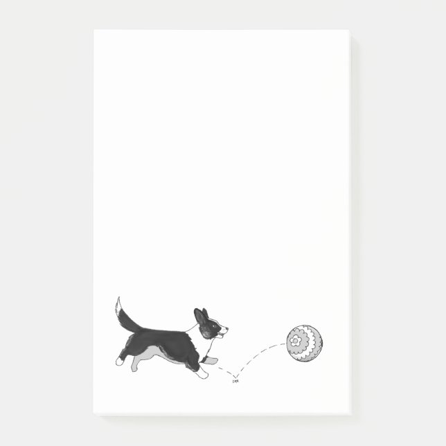 Canicula Corgi Notepad (Front)