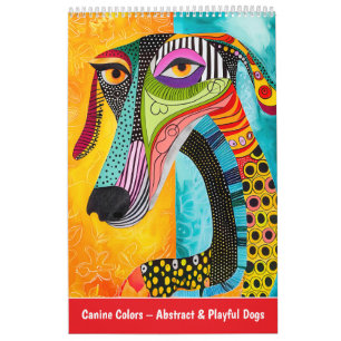 Canine Colours – Abstract & Playful Dogs Calendar