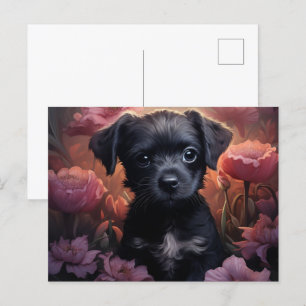 Canine Flower Postcard