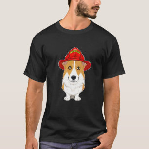 Canine Handler I Fireman Dog I Firefighter Welsh C T-Shirt