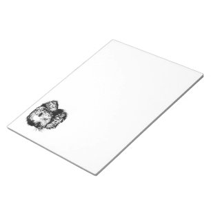 Canine Head Sketch  Notepad