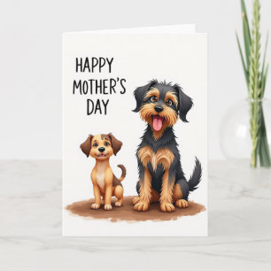 Canine Mothers Day Art Card
