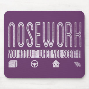 Canine Nosework: You Know it when you Scent It Mouse Pad