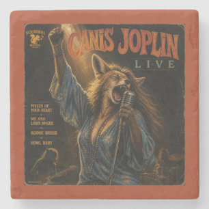 Canis Joplin Album: a Parody Stone Coaster