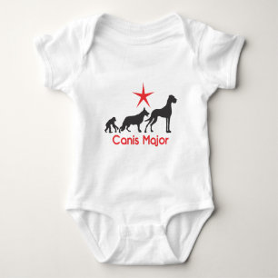 Canis Major Great Dane Baby Bodysuit