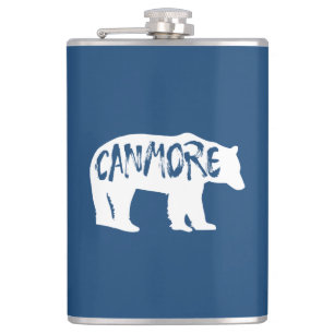 Canmore Alberta Bear Hip Flask
